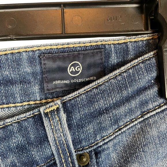 AG Adriano Goldschmied Farrah Skinny Ankle Jeans 28R Distressed Medium Wash - Picture 4 of 7